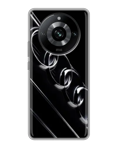 Чехол для Realme 11 с картинкой «Audi — абстрактные кольца»