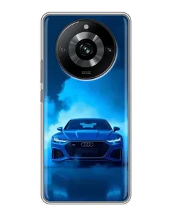 Чохол для Realme 11 з картинкою «Audi — блакитна енергія» Чохол для Realme 11 з картинкою «Audi — блакитна енергія»