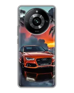 Чохол для Realme 11 з картинкою «Audi — захід сонця» Чохол для Realme 11 з картинкою «Audi — захід сонця»