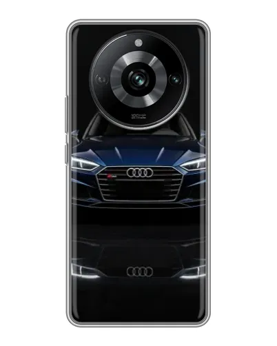 Чехол для Realme 11 с картинкой «Audi — ночное отражение»