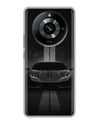 Чохол для Realme 11 з картинкою «Lamborghini симетрія доріг»