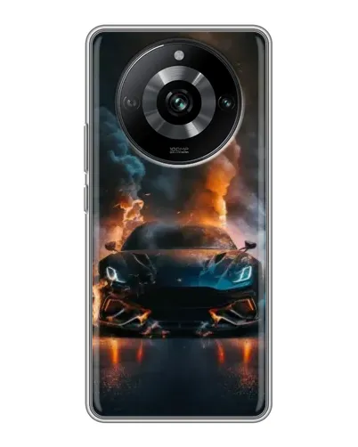 Чохол для Realme 11 з картинкою «Lamborghini димна естетика»