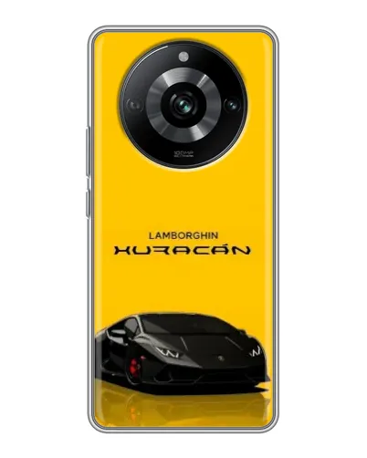 Чохол для Realme 11 з картинкою «Lamborghini Huracan чорний»