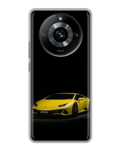 Чохол для Realme 11 з картинкою «Lamborghini жовтий акцент»