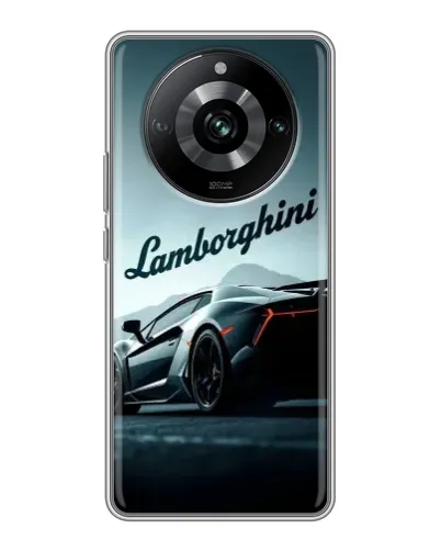 Чохол для Realme 11 з картинкою «Класичний Lamborghini надпис»