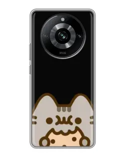Чохол для Realme 11 з картинкою «Пушин на чорному» Чохол для Realme 11 з картинкою «Пушин на чорному»