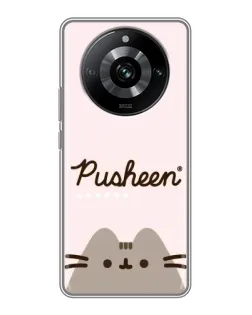 Чохол для Realme 11 з картинкою «Pusheen логотип» Чохол для Realme 11 з картинкою «Pusheen логотип»