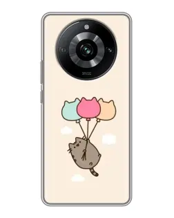 Чохол для Realme 11 з картинкою «Пушин на кульках» Чохол для Realme 11 з картинкою «Пушин на кульках»