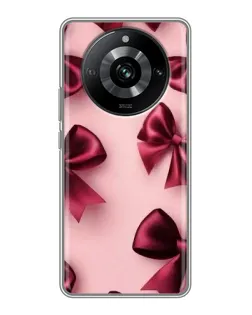 Чохол для Realme 11 з картинкою «Бордовий атлас» Чохол для Realme 11 з картинкою «Бордовий атлас»