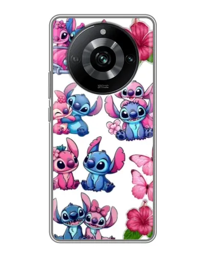 Чохол для Realme 11 з картинкою «Стікери Stitch та Angel»