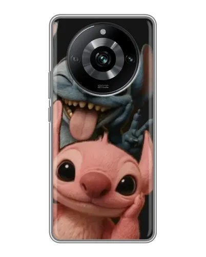 Чохол для Realme 11 з картинкою «Стіч та Ангел»