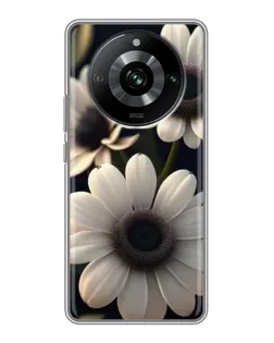 Чохол для Realme 11 з картинкою «Білі маргаритки макро» Чохол для Realme 11 з картинкою «Білі маргаритки макро»