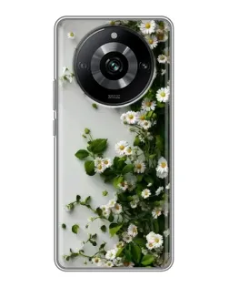 Чохол для Realme 11 з картинкою «Гілка дрібних білих квітів» Чохол для Realme 11 з картинкою «Гілка дрібних білих квітів»