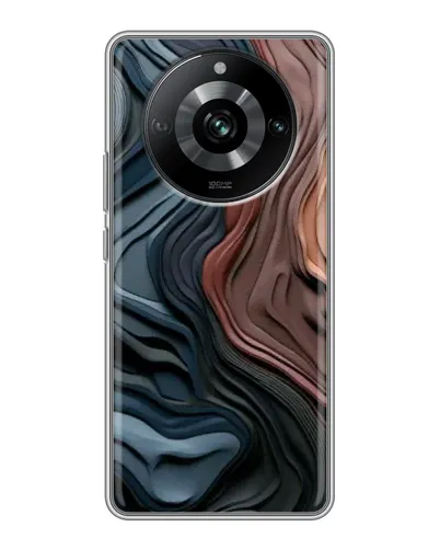 Чохол для Realme 11 з картинкою «Кольорові хвилі каньйону» Чохол для Realme 11 з картинкою «Кольорові хвилі каньйону»