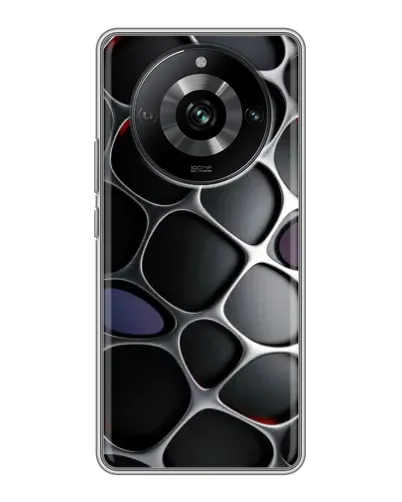 Чохол для Realme 11 з картинкою «Об'ємна темна решітка» Чохол для Realme 11 з картинкою «Об'ємна темна решітка»