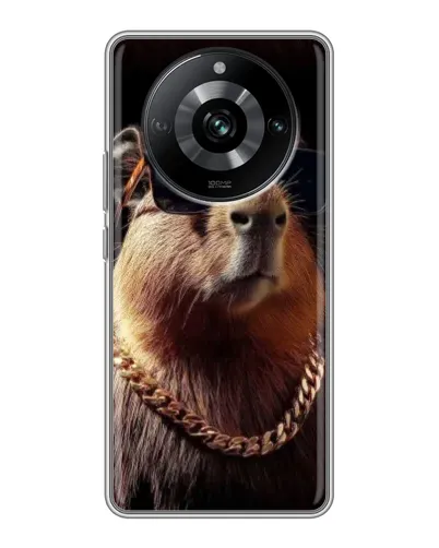Чохол для Realme 11 з картинкою «Капібара золотий ланцюг» Чохол для Realme 11 з картинкою «Капібара золотий ланцюг»