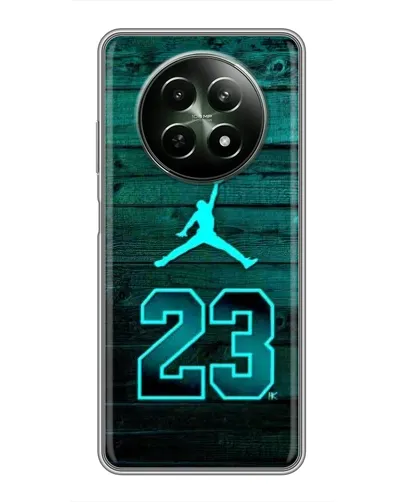 Чехол для Realme 12 5G с картинкой «Jordan Cyan 23» Чехол для Realme 12 5G с картинкой «Jordan Cyan 23»