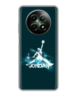 Чехол для Realme 12 5G с картинкой «Jordan Blue Fire» Чехол для Realme 12 5G с картинкой «Jordan Blue Fire»
