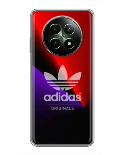 Чехол для Realme 12 5G с картинкой «Adidas Red Neon» Чехол для Realme 12 5G с картинкой «Adidas Red Neon»