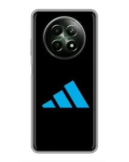 Чехол для Realme 12 5G с картинкой «Adidas Cyan Logo»