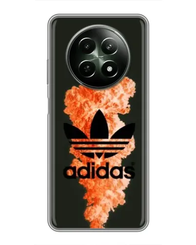 Чехол для Realme 12 5G с картинкой «Оранжевый дым Adidas» Чехол для Realme 12 5G с картинкой «Оранжевый дым Adidas»