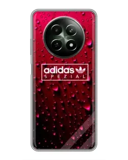 Чехол для Realme 12 5G с картинкой «Adidas Gold Marble»