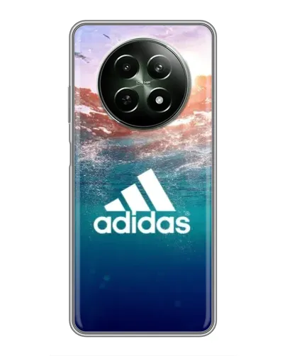 Чехол для Realme 12 5G с картинкой «Океанская глубина адидас» Чехол для Realme 12 5G с картинкой «Океанская глубина адидас»