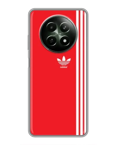Чехол для Realme 12 5G с картинкой «Красный минимализм Adidas» Чехол для Realme 12 5G с картинкой «Красный минимализм Adidas»