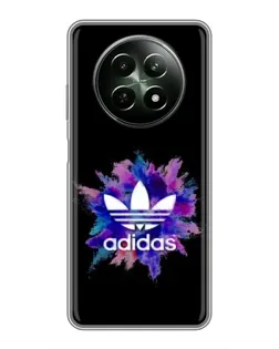 Чехол для Realme 12 5G с картинкой «Взрыв красок Adidas»