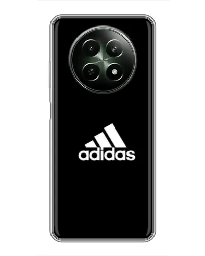 Чехол для Realme 12 5G с картинкой «Черная классика Adidas» Чехол для Realme 12 5G с картинкой «Черная классика Adidas»