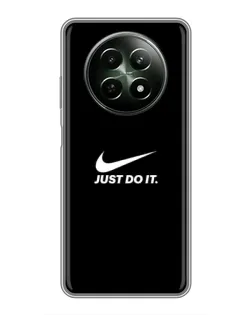 Чехол для Realme 12 5G с картинкой «Минимализм от Nike»