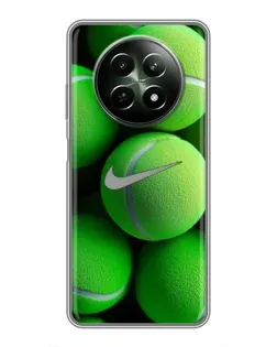 Чехол для Realme 12 5G с картинкой «Теннисные мячи Найк»