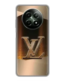 Чехол для Realme 12 5G с картинкой «LV — золотое сияние»