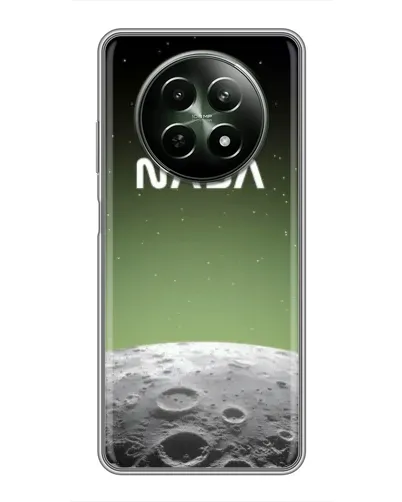 Чехол для Realme 12 5G с картинкой «NASA — лунный градиент»