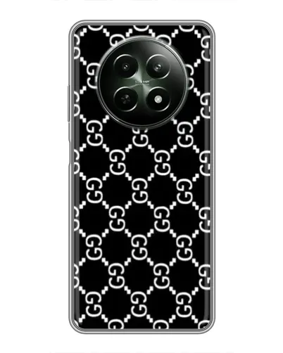 Чехол для Realme 12 5G с картинкой «Gucci — сетчатый паттерн»