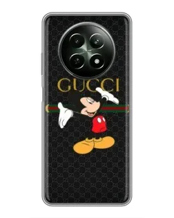 Чехол для Realme 12 5G с картинкой «Микки Маус Gucci»