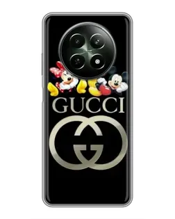 Чехол для Realme 12 5G с картинкой «Gucci — герои Disney»