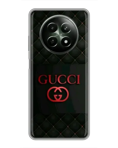 Чехол для Realme 12 5G с картинкой «Gucci — стеганый черный»