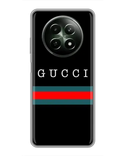 Чехол для Realme 12 5G с картинкой «Gucci — красный пояс»