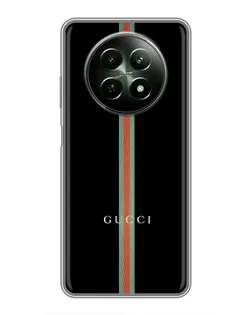 Чехол для Realme 12 5G с картинкой «Gucci — строгая линия»
