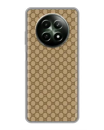 Чехол для Realme 12 5G с картинкой «Gucci — классический беж» Чехол для Realme 12 5G с картинкой «Gucci — классический беж»