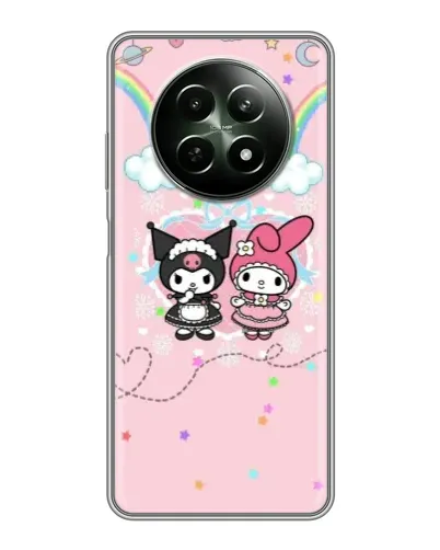 Чехол для Realme 12 5G с картинкой «My Melody и Kuromi»
