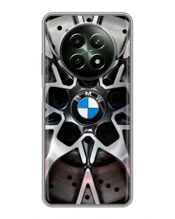 Чехол для Realme 12 5G с картинкой «BMW — деталь диска» Чехол для Realme 12 5G с картинкой «BMW — деталь диска»