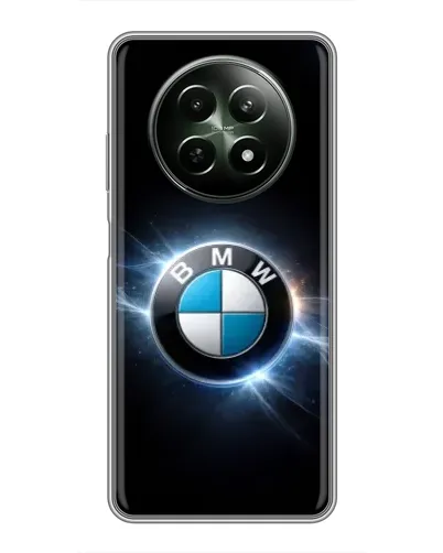 Чехол для Realme 12 5G с картинкой «BMW — неоновое сияние» Чехол для Realme 12 5G с картинкой «BMW — неоновое сияние»