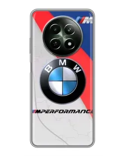 Чехол для Realme 12 5G с картинкой «BMW Performance стиль» Чехол для Realme 12 5G с картинкой «BMW Performance стиль»