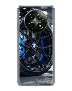 Чехол для Realme 12 5G с картинкой «Колесо BMW вблизи» Чехол для Realme 12 5G с картинкой «Колесо BMW вблизи»