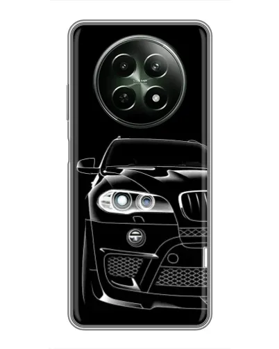 Чехол для Realme 12 5G с картинкой «Темный силуэт BMW» Чехол для Realme 12 5G с картинкой «Темный силуэт BMW»