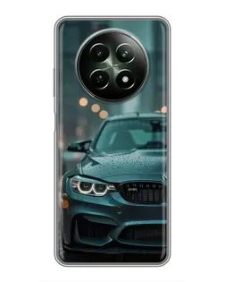 Чехол для Realme 12 5G с картинкой «BMW в огнях города» Чехол для Realme 12 5G с картинкой «BMW в огнях города»