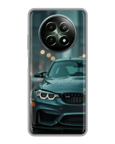 Чехол для Realme 12 5G с картинкой «BMW в огнях города» Чехол для Realme 12 5G с картинкой «BMW в огнях города»