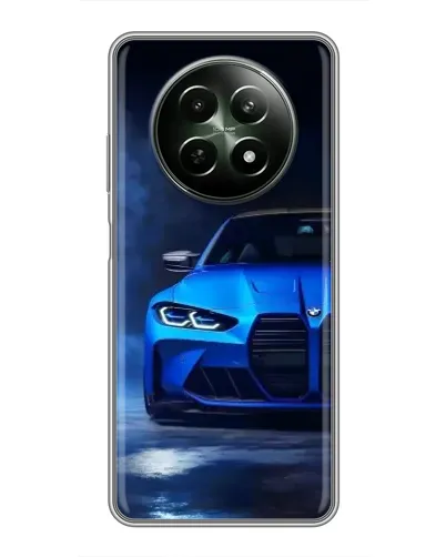 Чехол для Realme 12 5G с картинкой «Голубая BMW M4» Чехол для Realme 12 5G с картинкой «Голубая BMW M4»